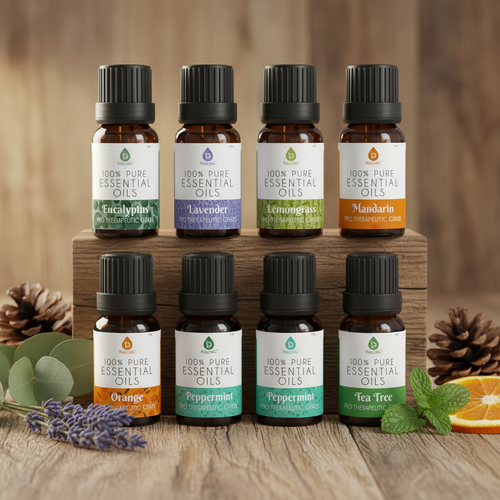 8 Pack Essential Aromatherapy Oils