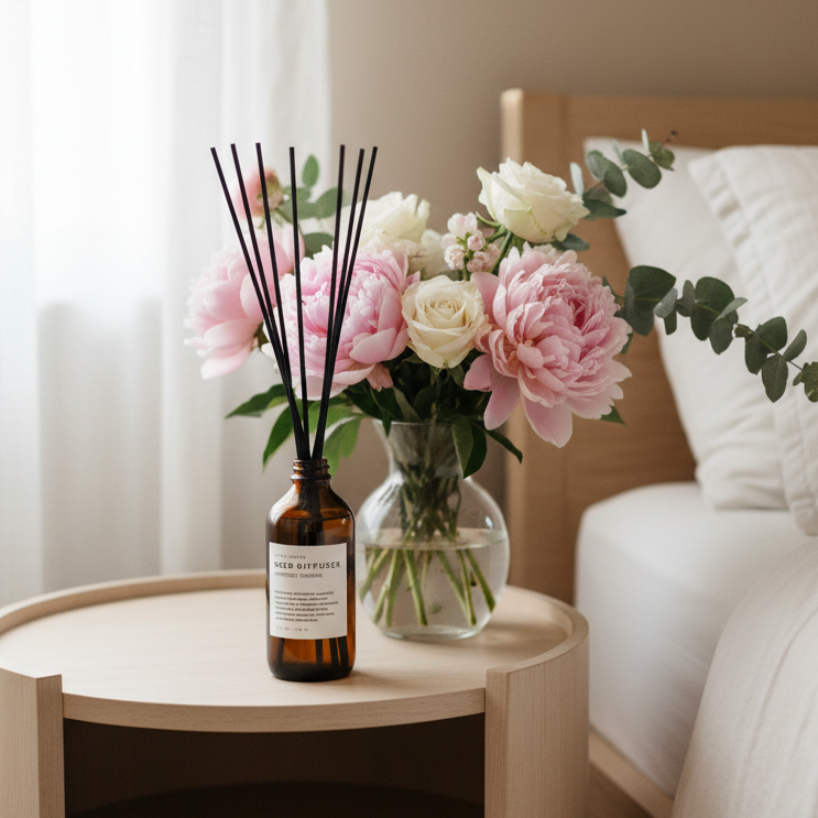 Midnight Garden - Reed Diffuser (Lavender + Rosemary + Geranium)