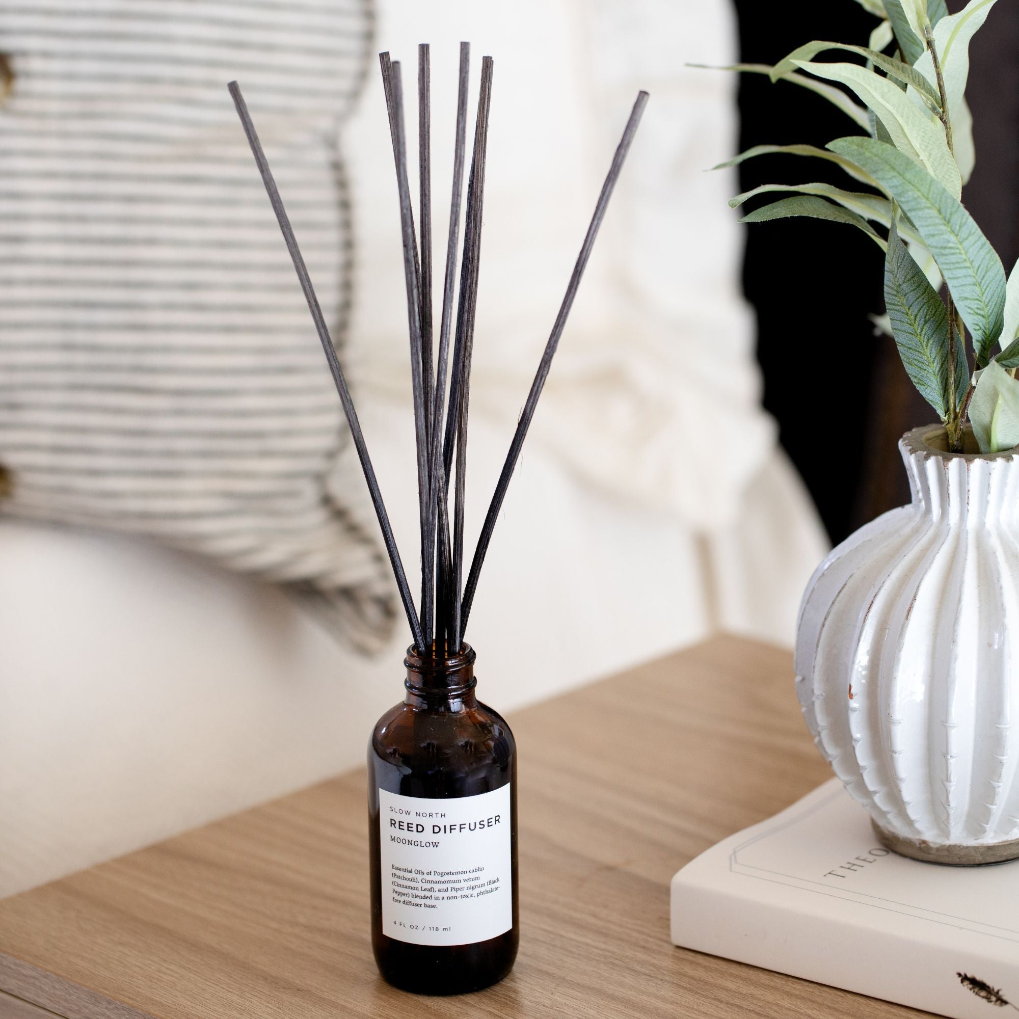 Moonglow - Reed Diffuser (Patchouli + Cinnamon + Black Pepper)