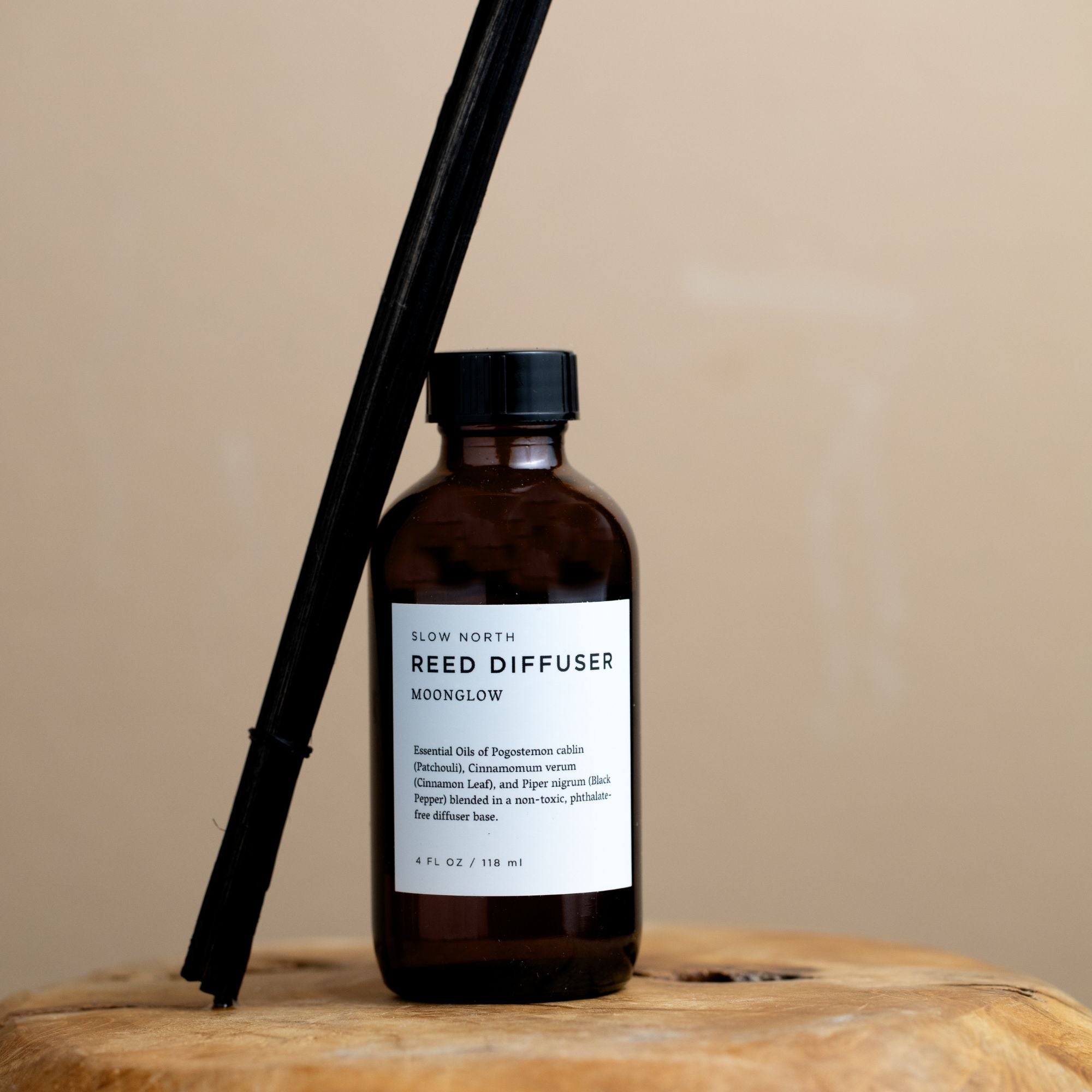 Moonglow - Reed Diffuser (Patchouli + Cinnamon + Black Pepper)